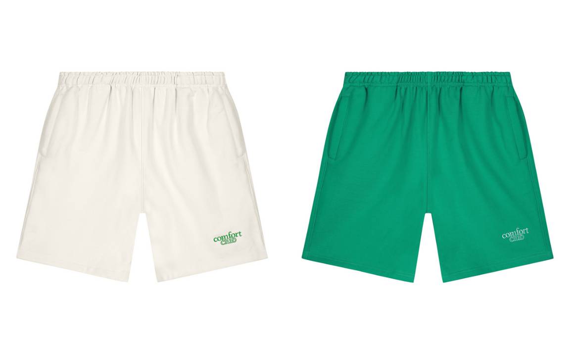 Celestial Short Ivory White & Leaf Green.