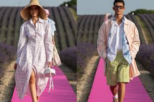 Jacquemus устроил показ на лавандовом поле