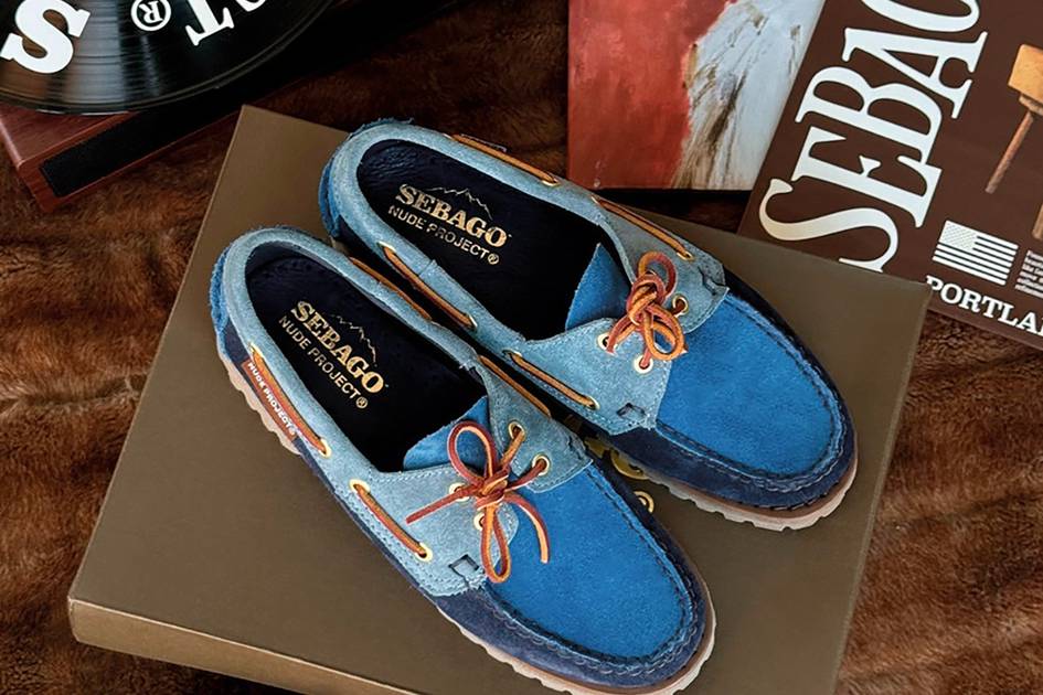 Historic American brand Sebago collaborate with Nude Project on it's debut into footwear