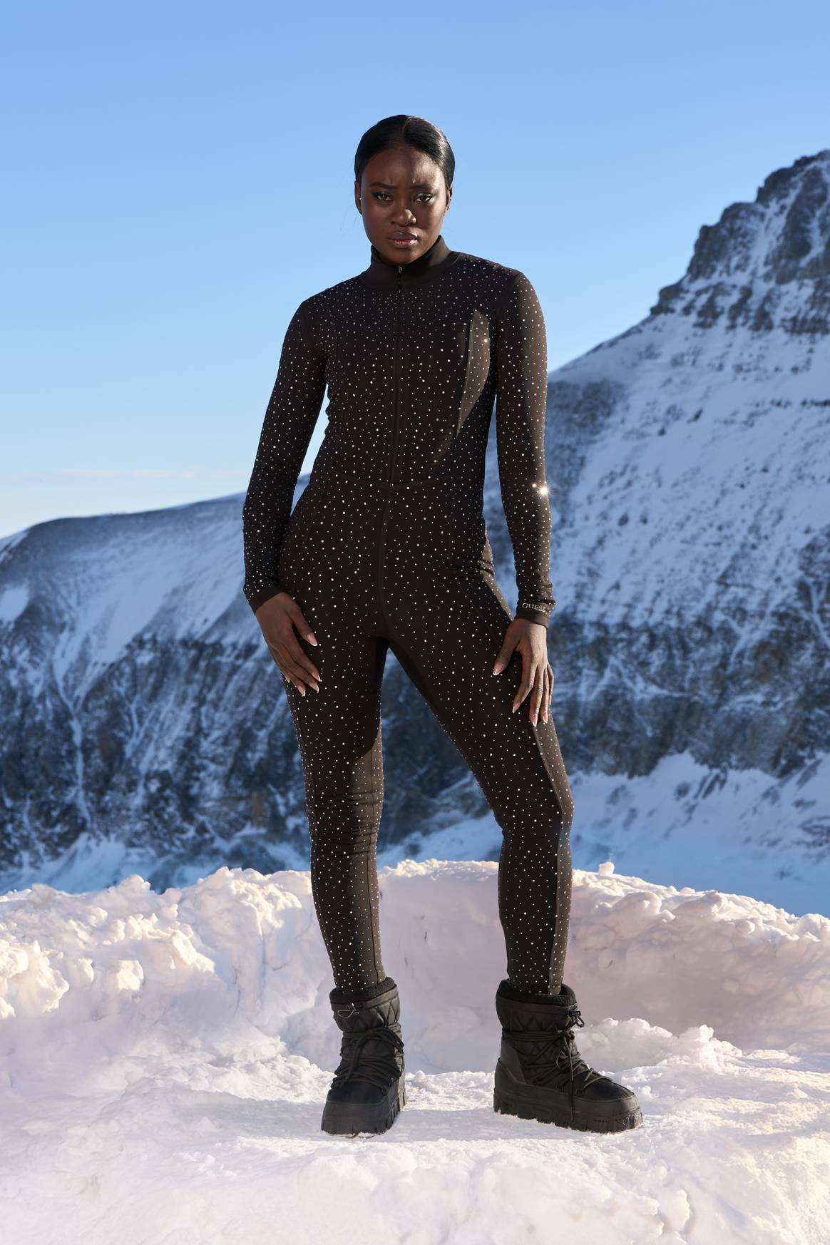 Guess ‘Winter Project’ catwalk show at Glacier 3000