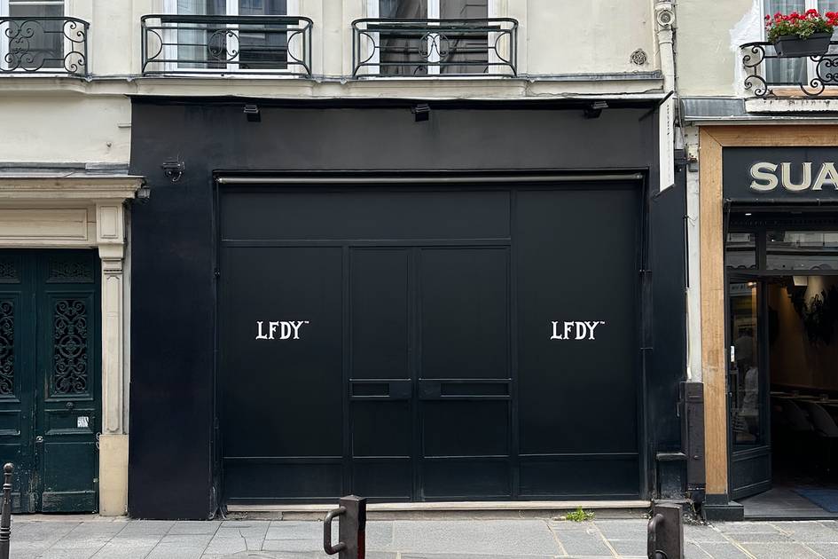 LFDY Paris store exterior in Marais district