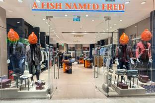 A fish named Fred opent 8e brand store in Brent Cross Shopping Centre, Londen