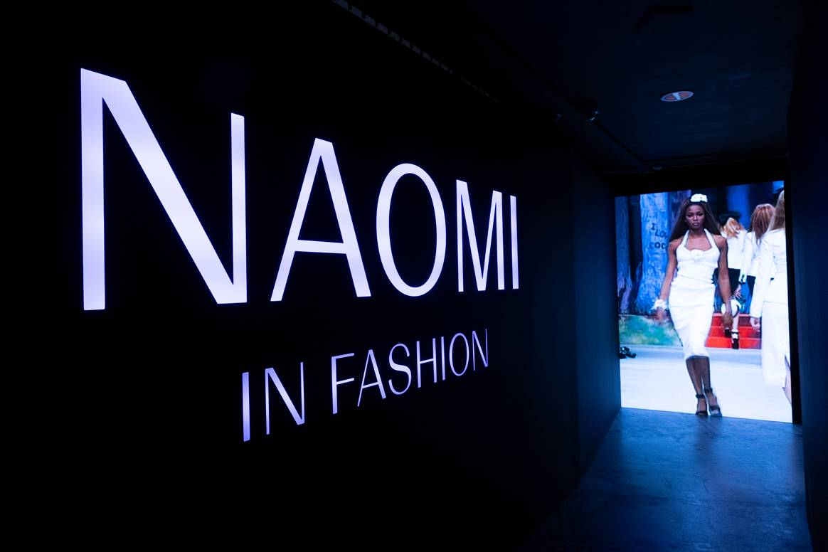 Naomi In Fashion at the V&A, Supported by Boss