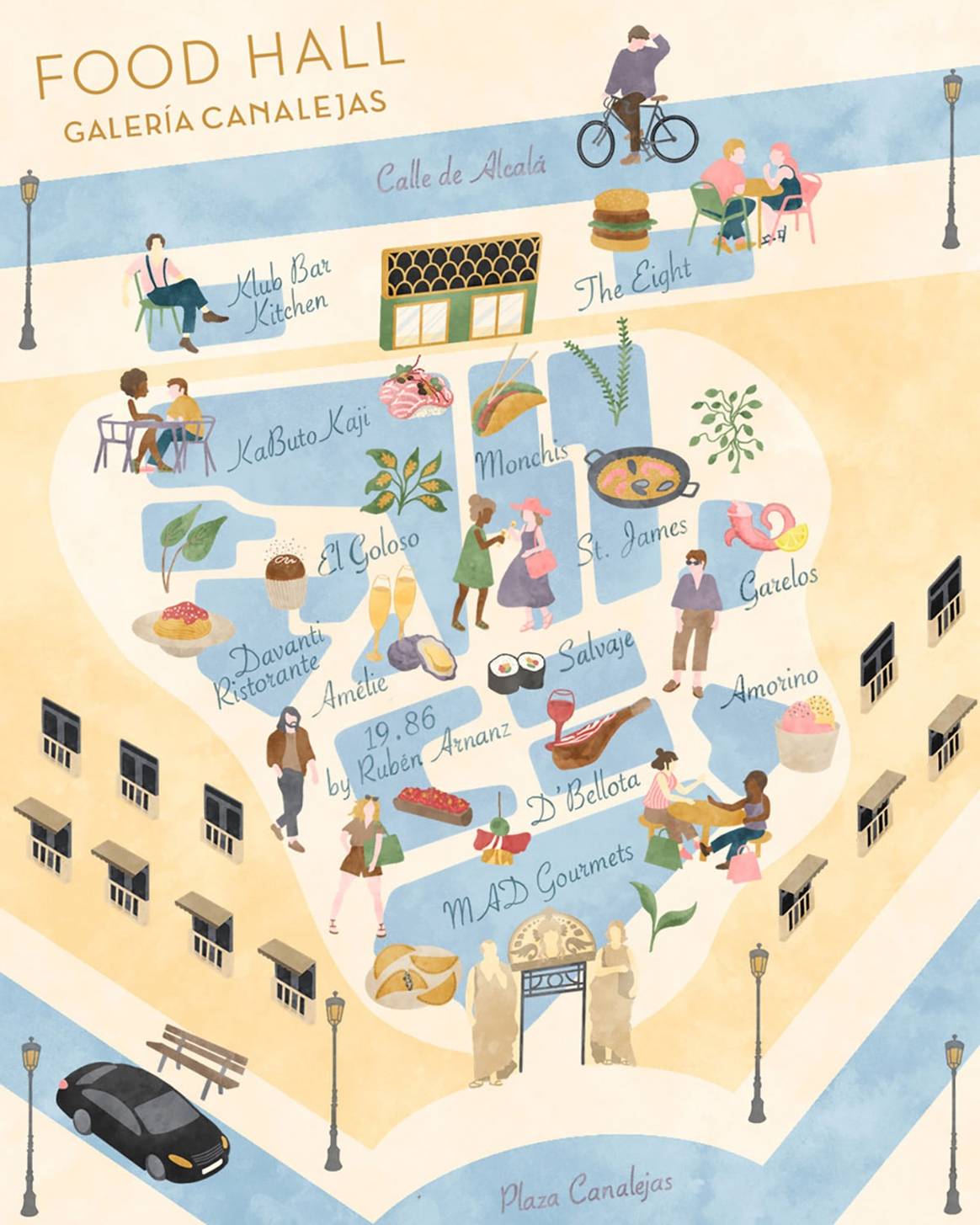 Galería Canalejas abrirá en octubre su “milla de oro” gastronómica y en primavera el área comercial