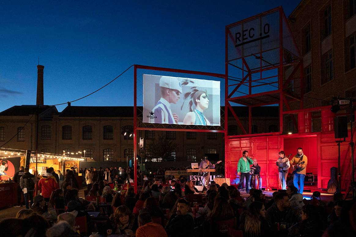 El barrio del Rec de Igualada durante la 25ª edición del festival Rec.0, del 8 al 11 de noviembre de 2023.