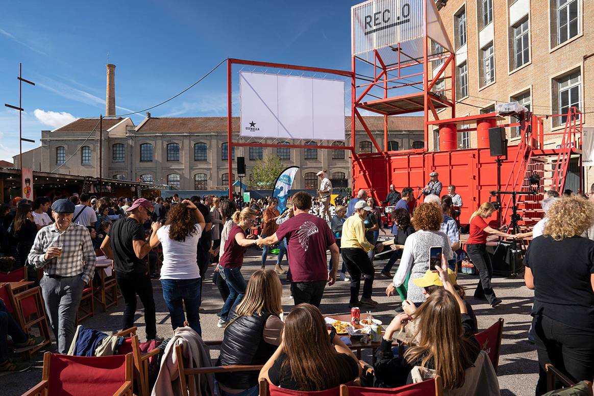 El barrio del Rec de Igualada durante la 25ª edición del festival Rec.0, del 8 al 11 de noviembre de 2023.