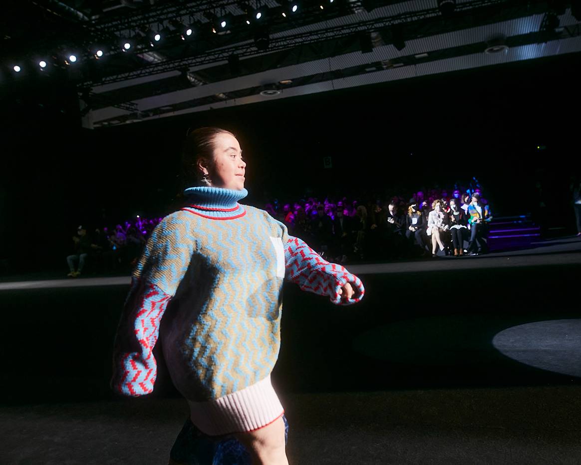 Photo Credits: Rubearth, desfile de la colección “Pata Pollo” en Allianz Ego. Ifema Madrid.