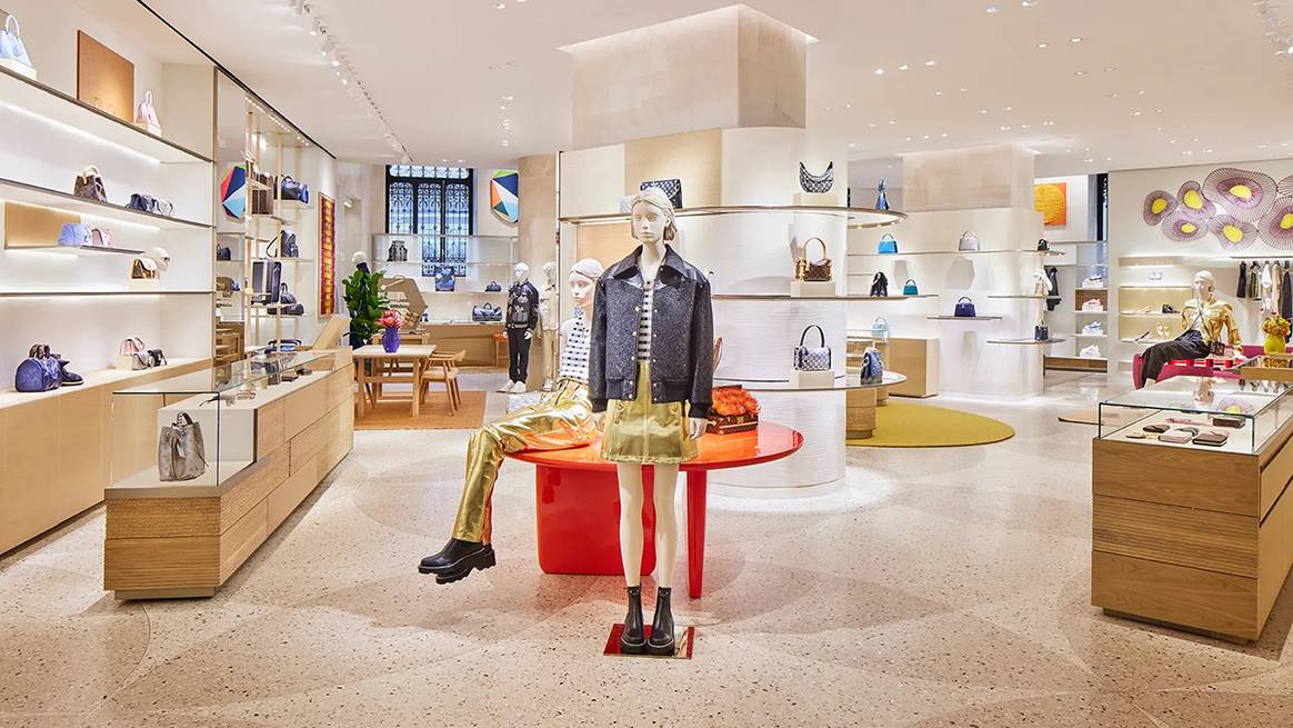 Boutique de Louis Vuitton en la Galería Canalejas de Madrid.