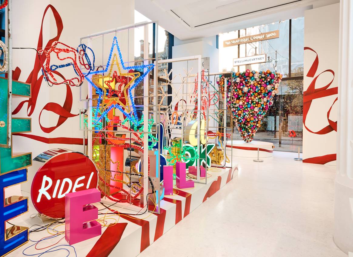 Stella McCartney ‘Stellabration’ installation at Selfridges Corner Shop