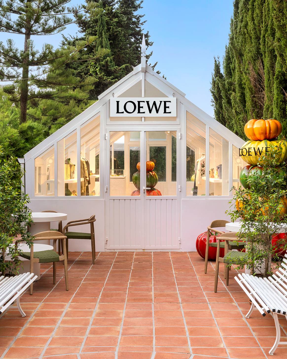 Tienda “resort” de Loewe en el Marbella Club Hotel de Marbella (España).