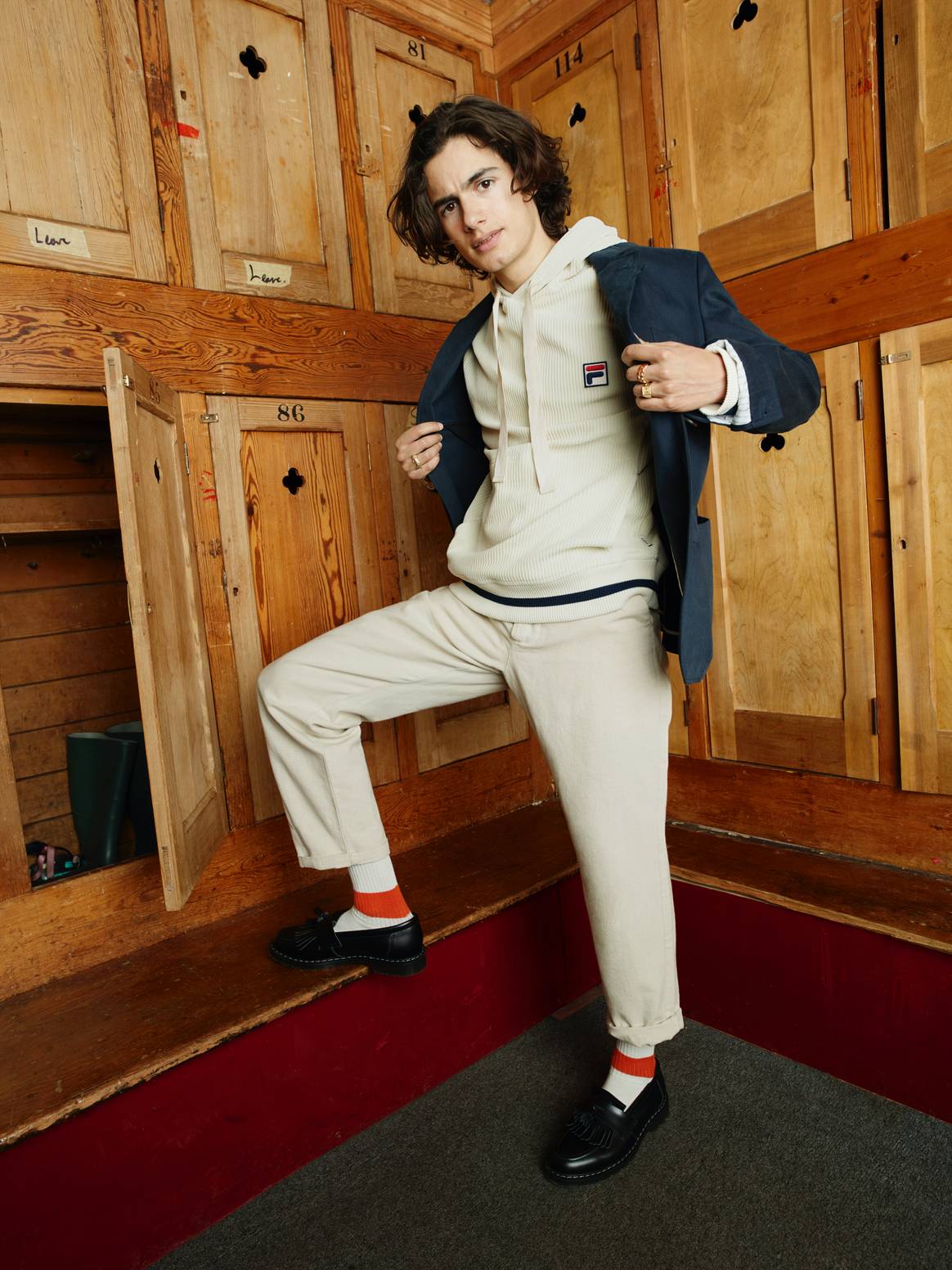 Image: courtesy of Fila x Oliver Spencer by Rankin