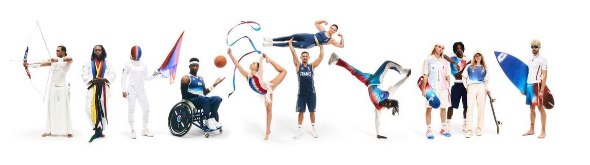 Le Coq Sportif est l'équipementier officiel de toutes les équipes de France pour les Jeux Olympiques et paralympiques de Paris 2024.