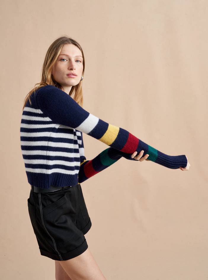 Mini Marin Cardigan | La Ligne