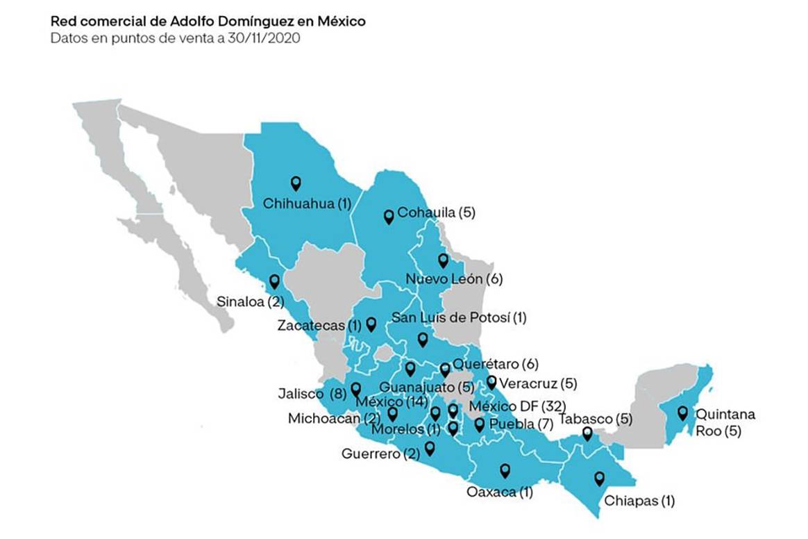 Adolfo Domínguez cambia el paso y acelera su expansión en América con 23 nuevas aperturas en México