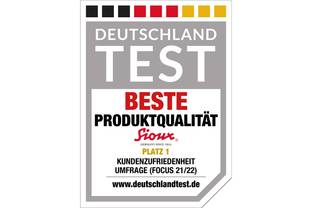 Sioux erhält Auszeichnung für "Beste Produktqualität"