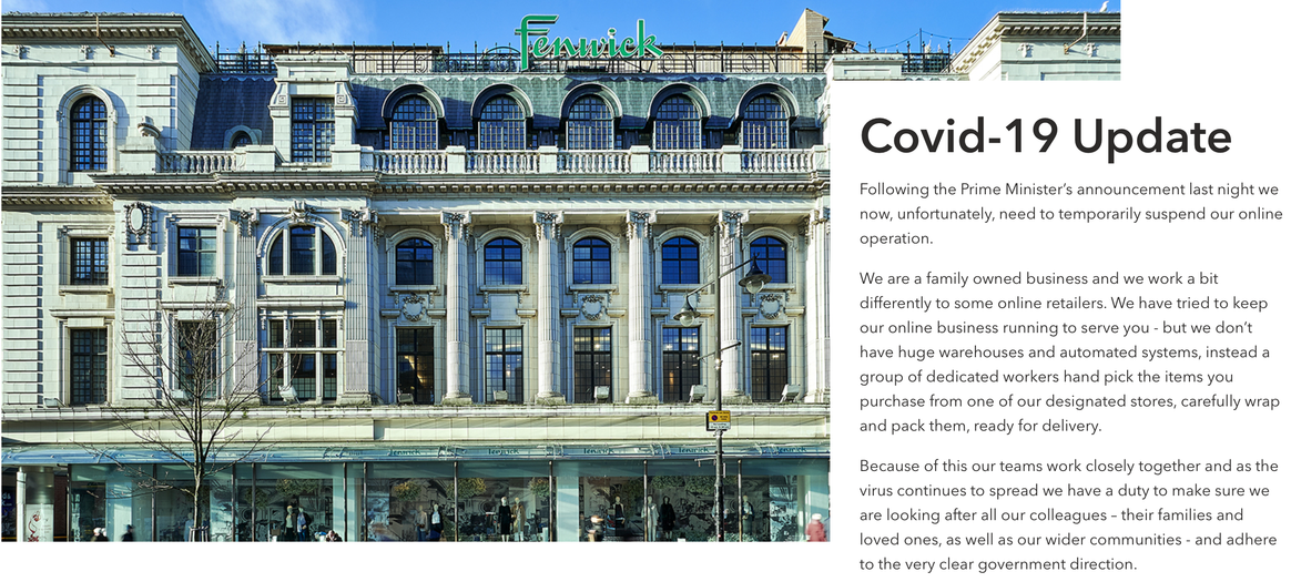 The COVID-19 retail crisis sees online stores closing too