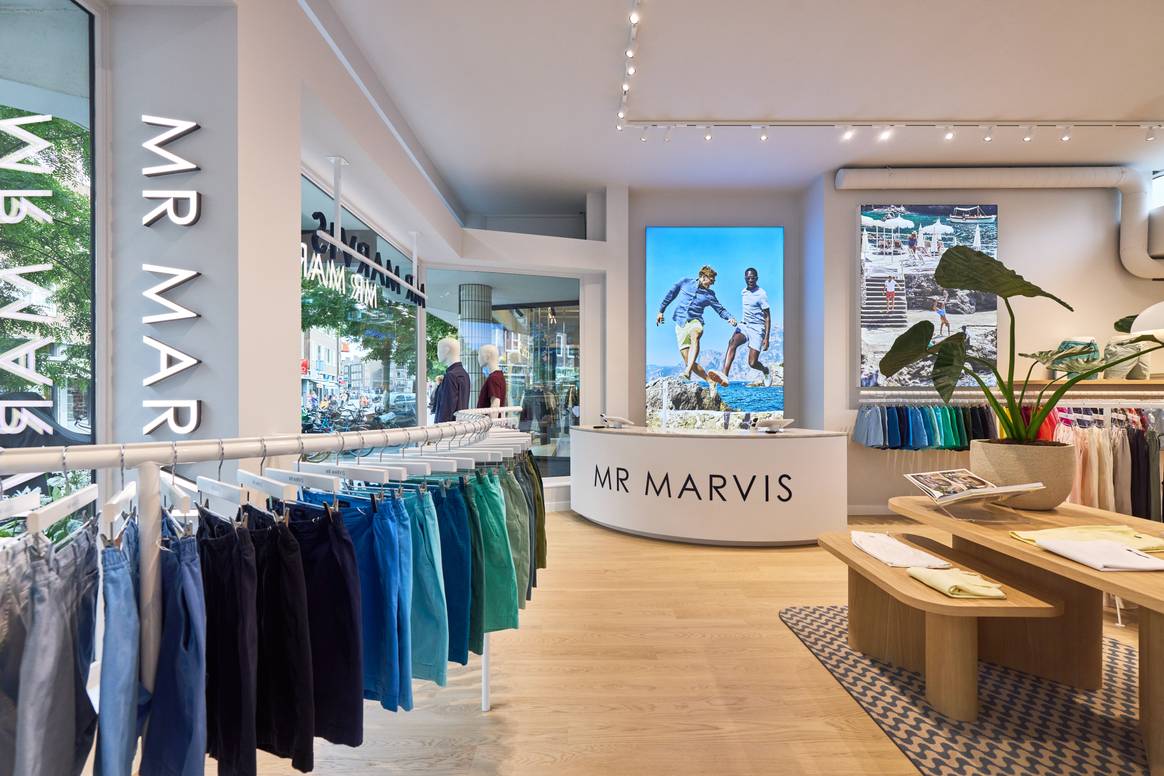 De winkel van Mr. Marvis in De Meent, Rotterdam.