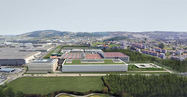 Beeld: Nieuw hoofdkantoor Zara in Arteixo, Spanje. Credits: via Inditex.