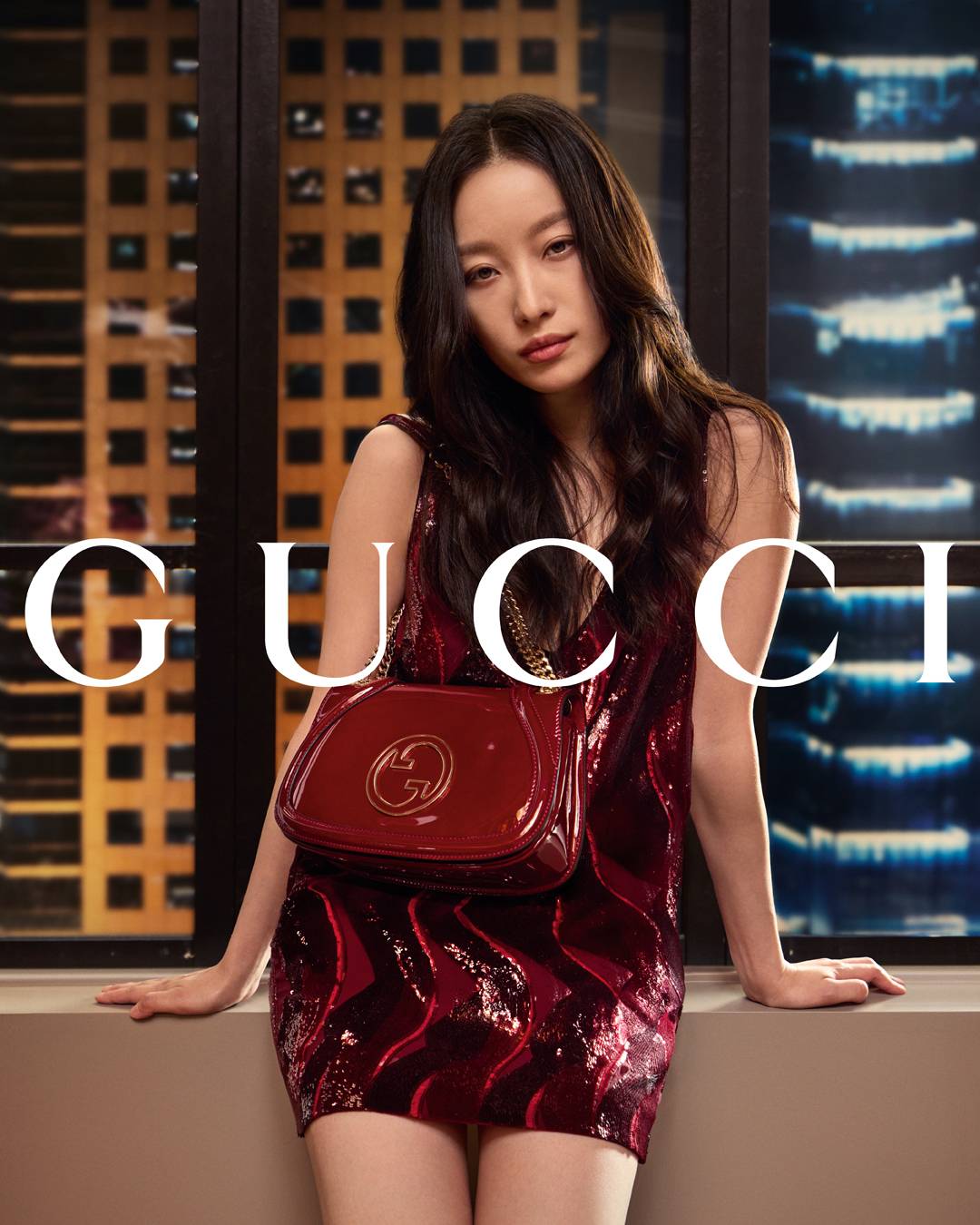 Ni Ni in Gucci's Year of the Snake campaign.