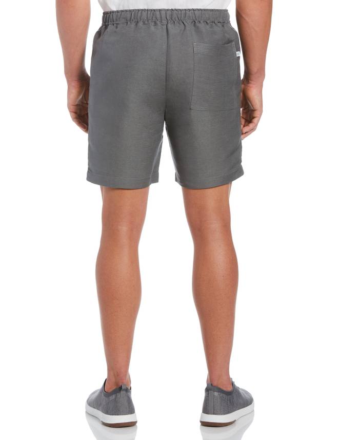 Men's Linen Blend Pull On Drawstring Shorts | Cubavera