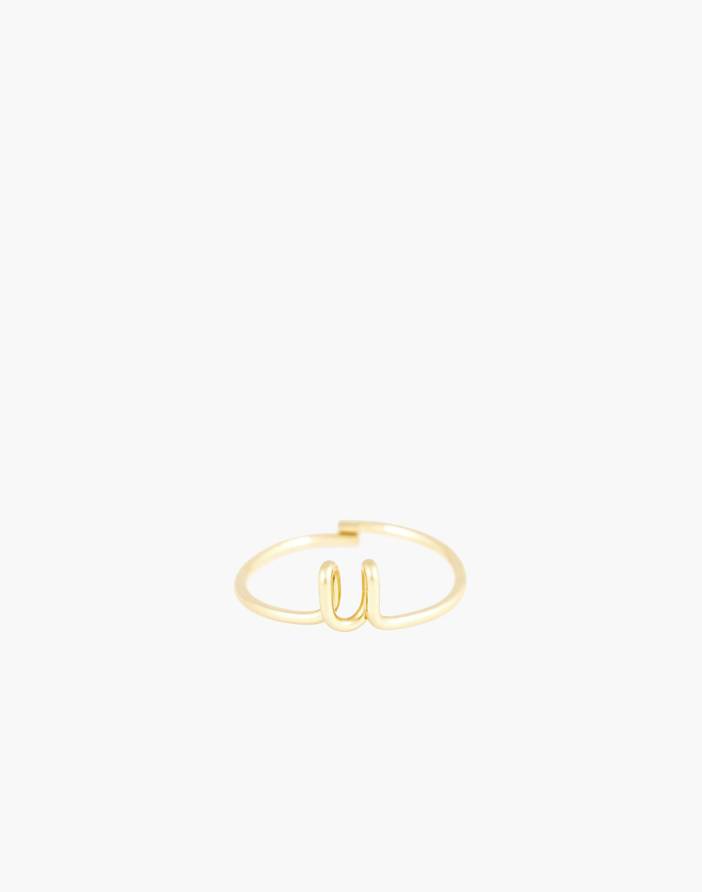 Atelier Paulin™ Poetic Letter Ring | Madewell