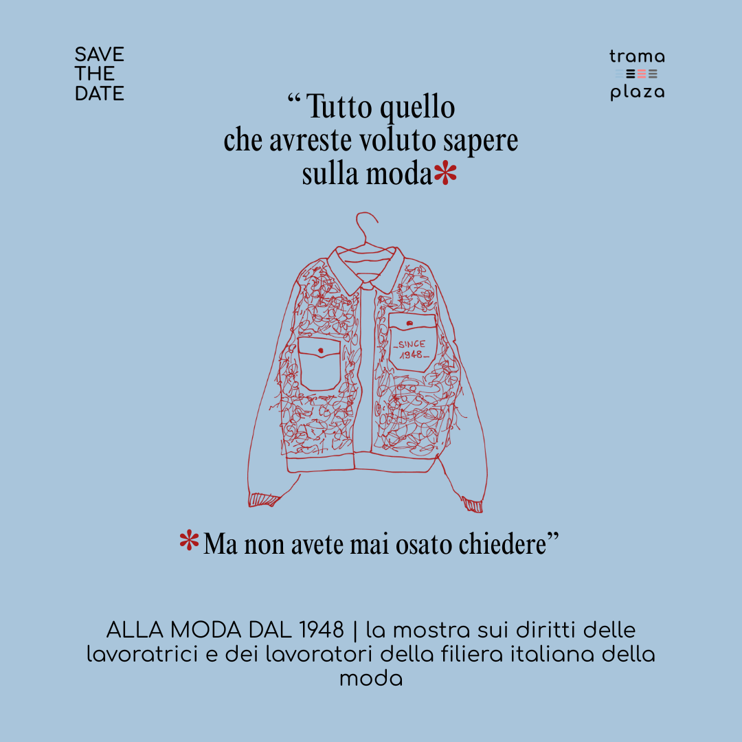 La locandina dell'evento del 24 aprile organizzato da Trama Plaza