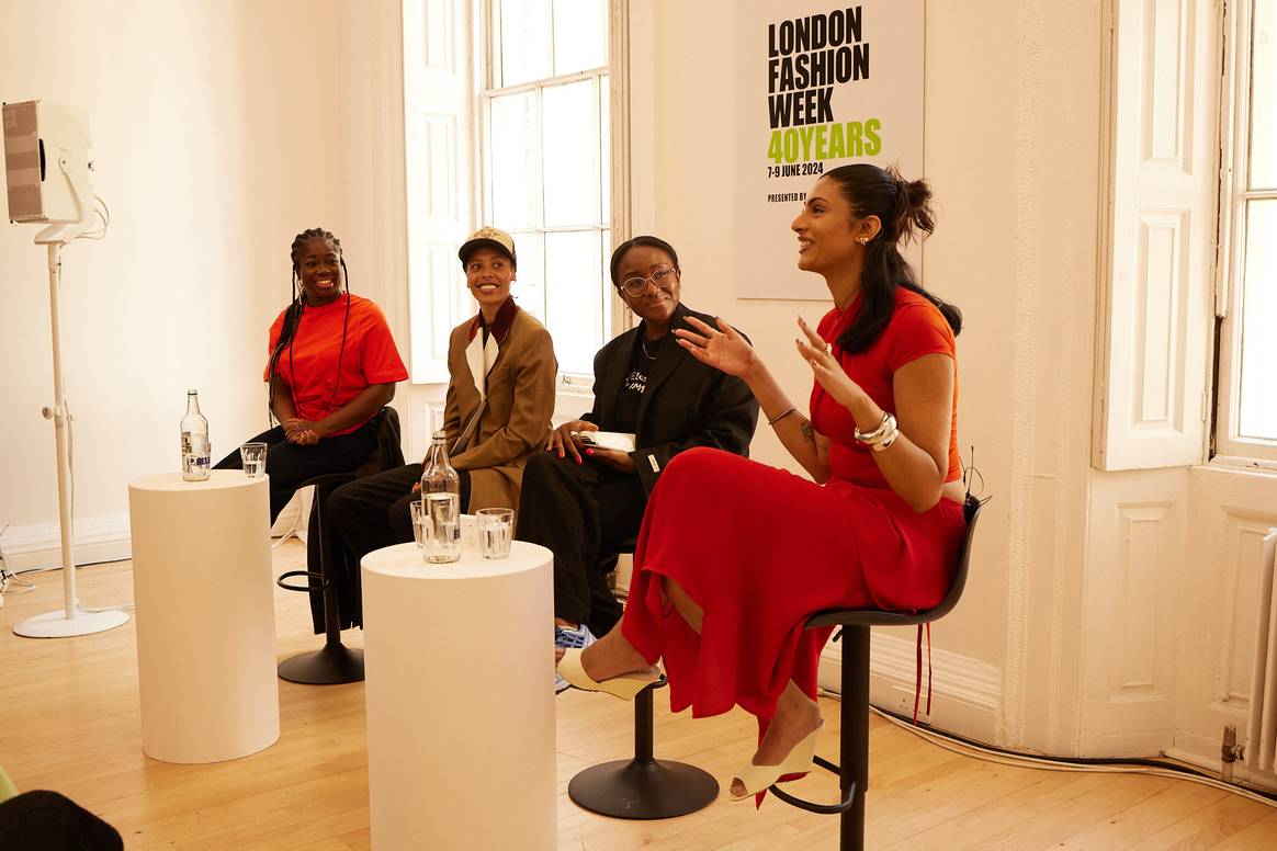 Panelgesprek tijdens LFW.