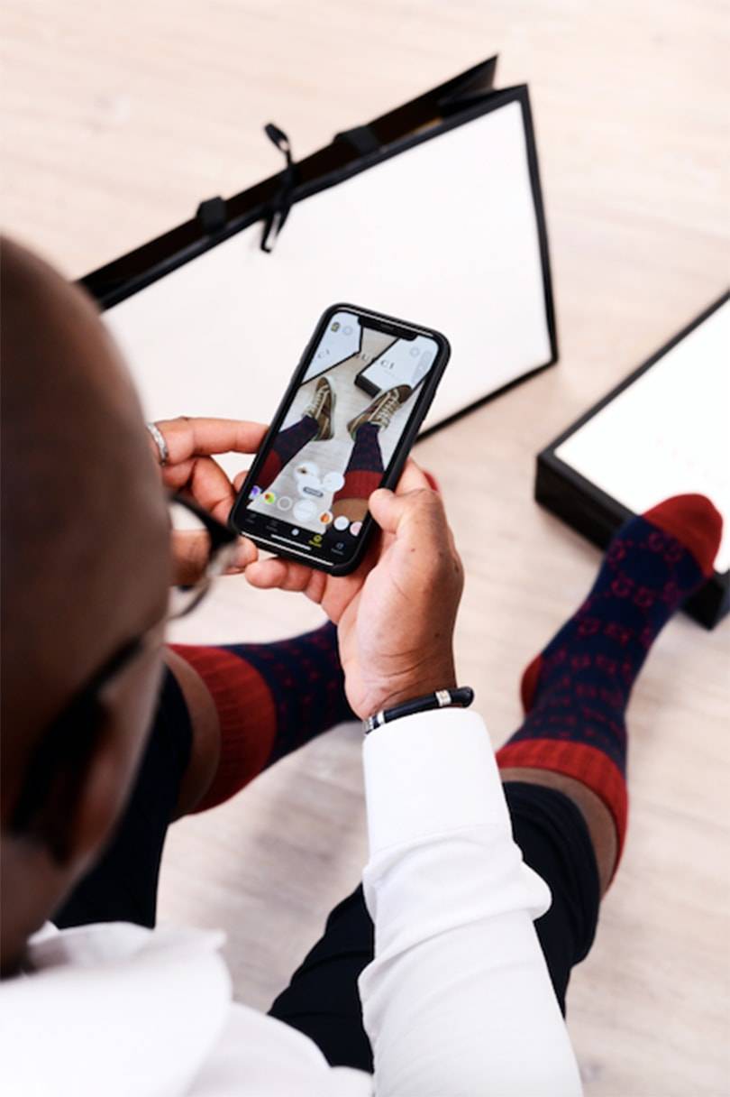 L’application Snapchat lance l’option « Try-on » avec Gucci