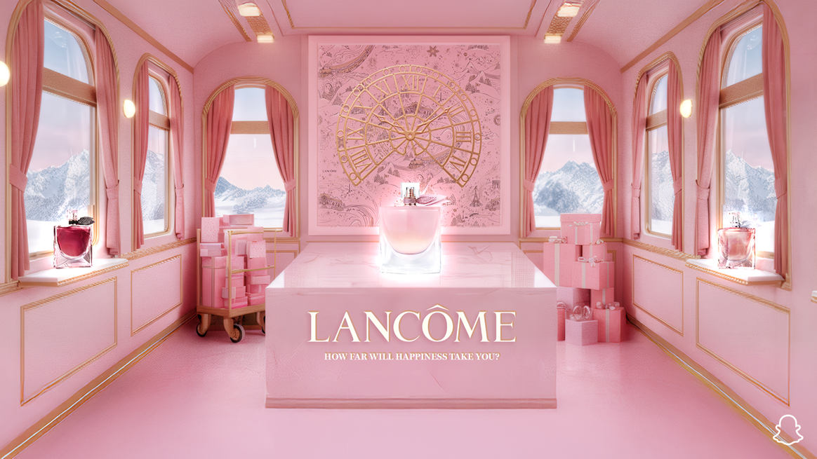 Snapchat Winter Village - Lancôme