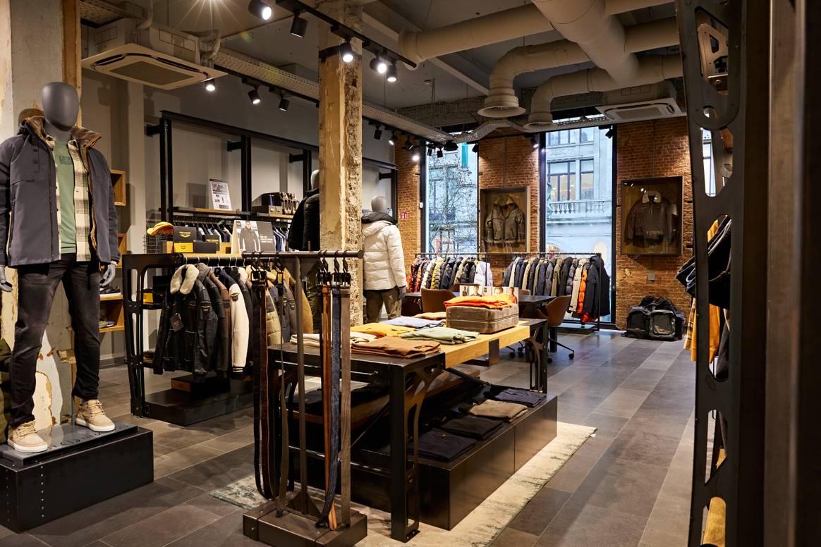Just Brands showroom in Antwerp, courtesy of the brand