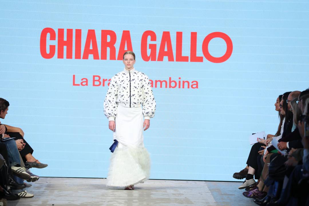 Chiara Gallo ha sfilato con la collezione