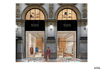 Tod's: nuovo spazio in galleria Vittorio Emanuele II, a Milano