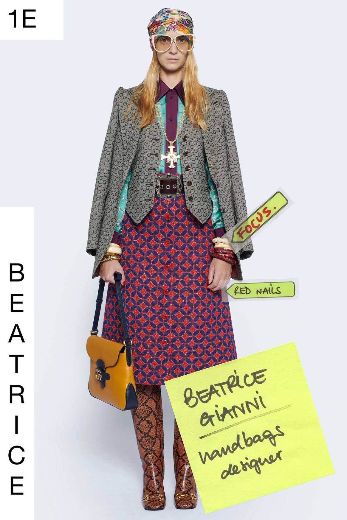 Kijken: Gucci-ontwerpers staan model in presentatie resortcollectie ‘Epilogue’