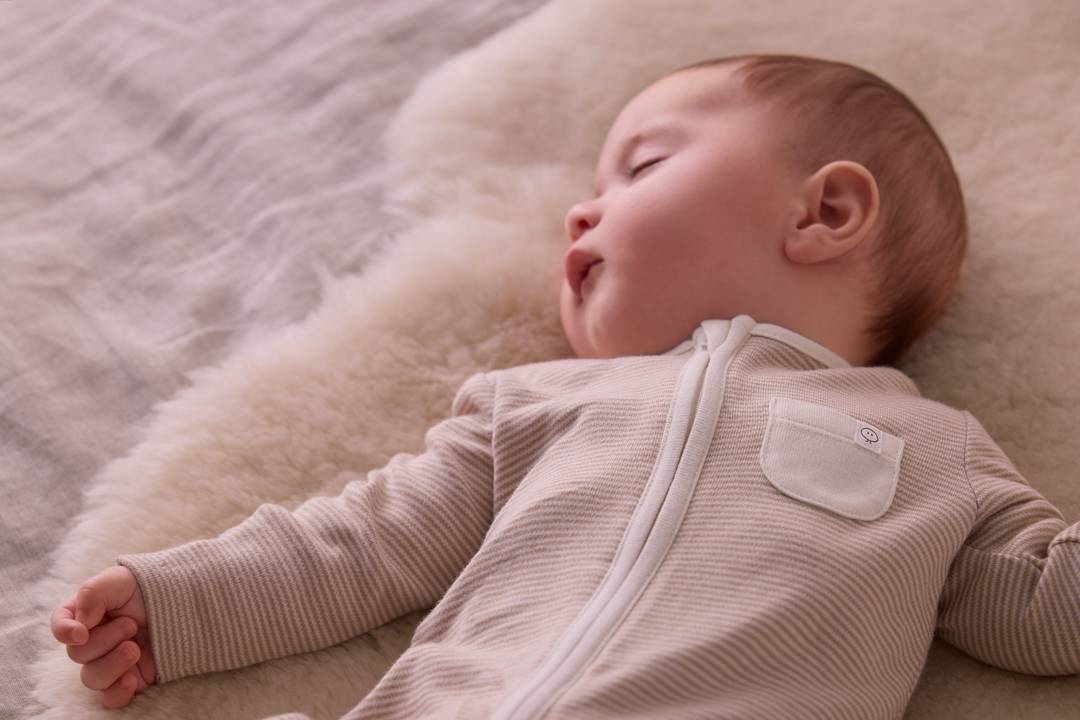Mori clever zip sleepsuit.