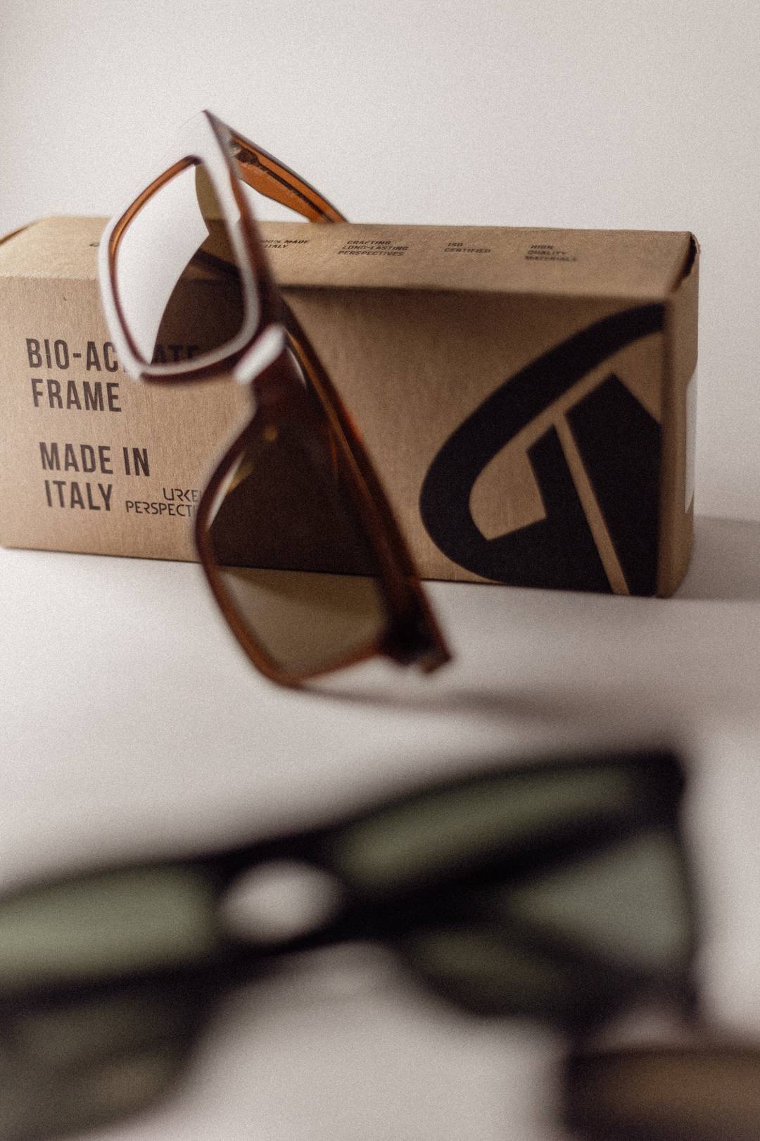 Le montature sono realizzate in Bio-Grilamid