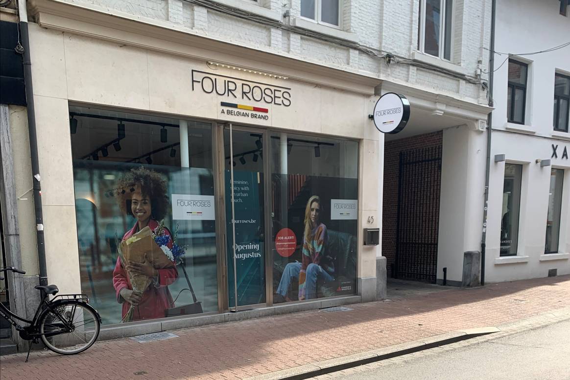 De Four Roses-winkel in Hasselt.