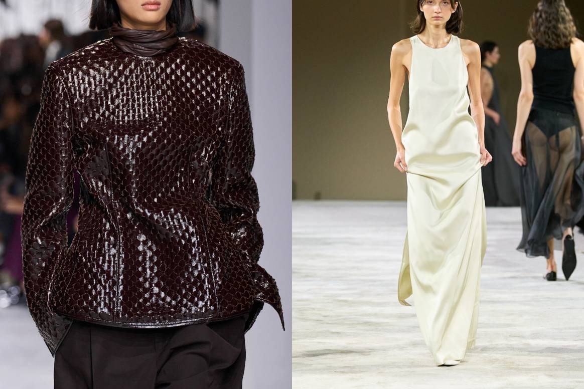 Cocoa Powder at Bottega Veneta SS26 & Wax Paper at Rxquette SS26 - Ready to Wear
