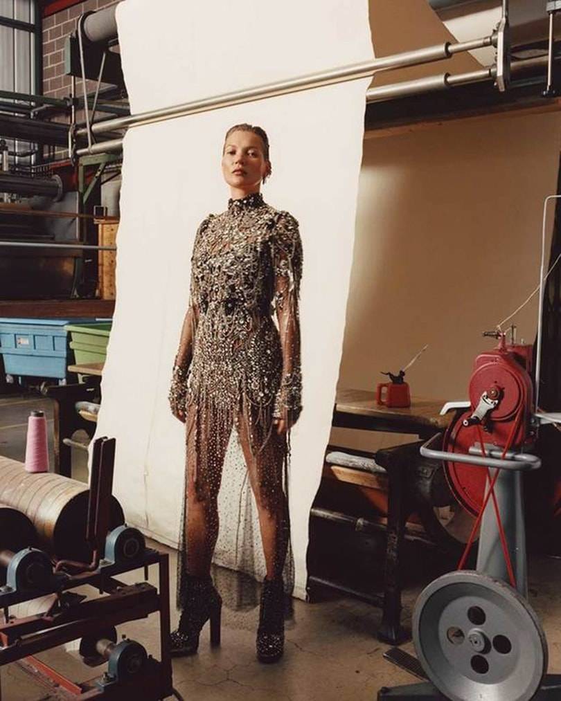 En imágenes: Kate Moss, protagonista de la campaña de Alexander McQueen AW19