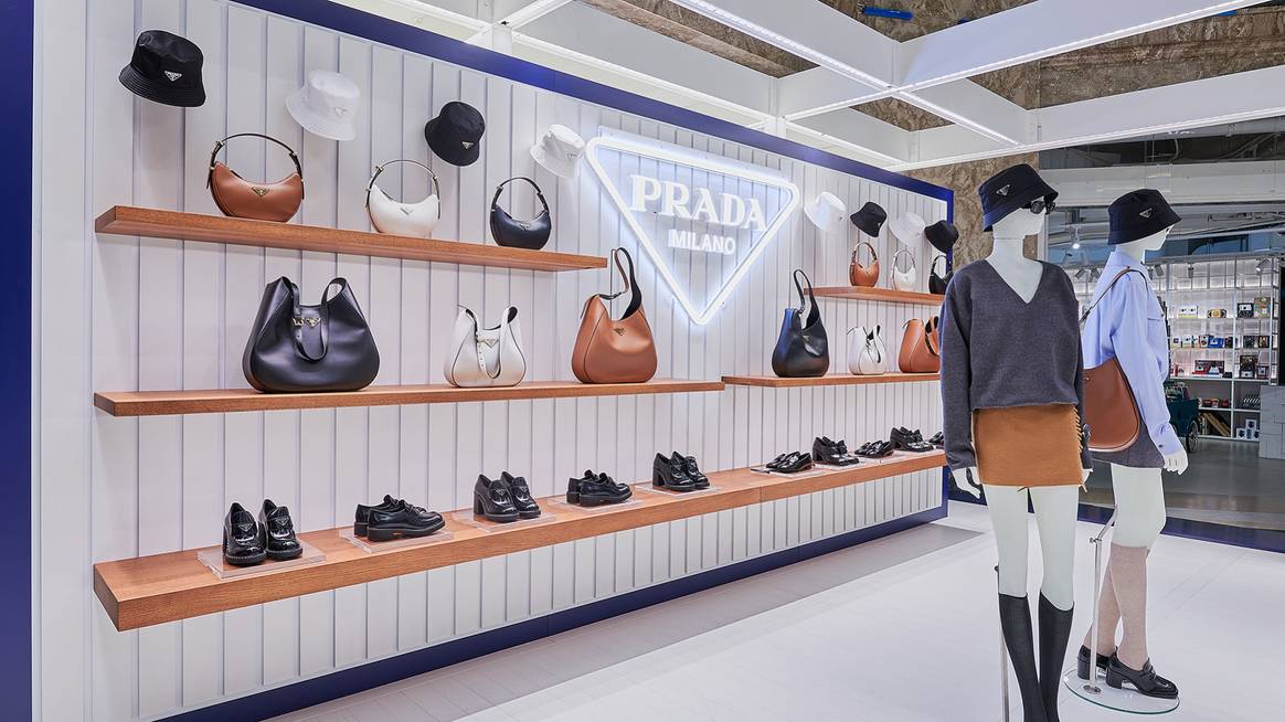 Pop-up store Prada aux Galeries Lafayette Champs-Élysées