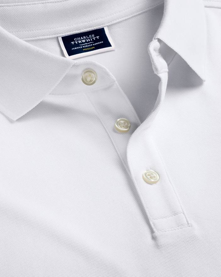 Men's Charles Tyrwhitt Long Sleeve Pique Polo Shirt | Charles Tyrwhitt