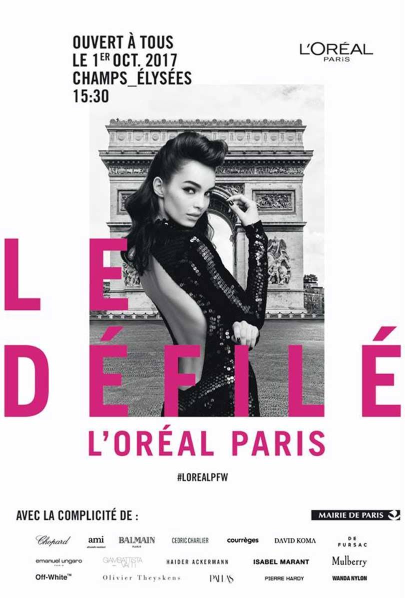 L’Oréal organise son premier défilé de mode