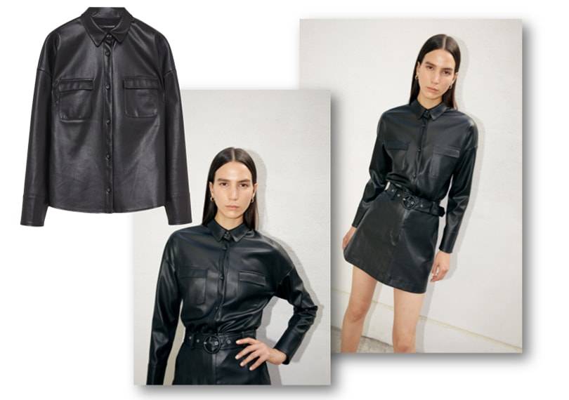 Sfera FW20 - Prendas efecto piel