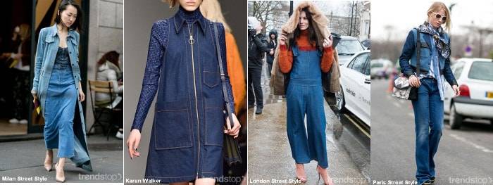 Key Denim Theme Trend for Fall/Winter 2016-17