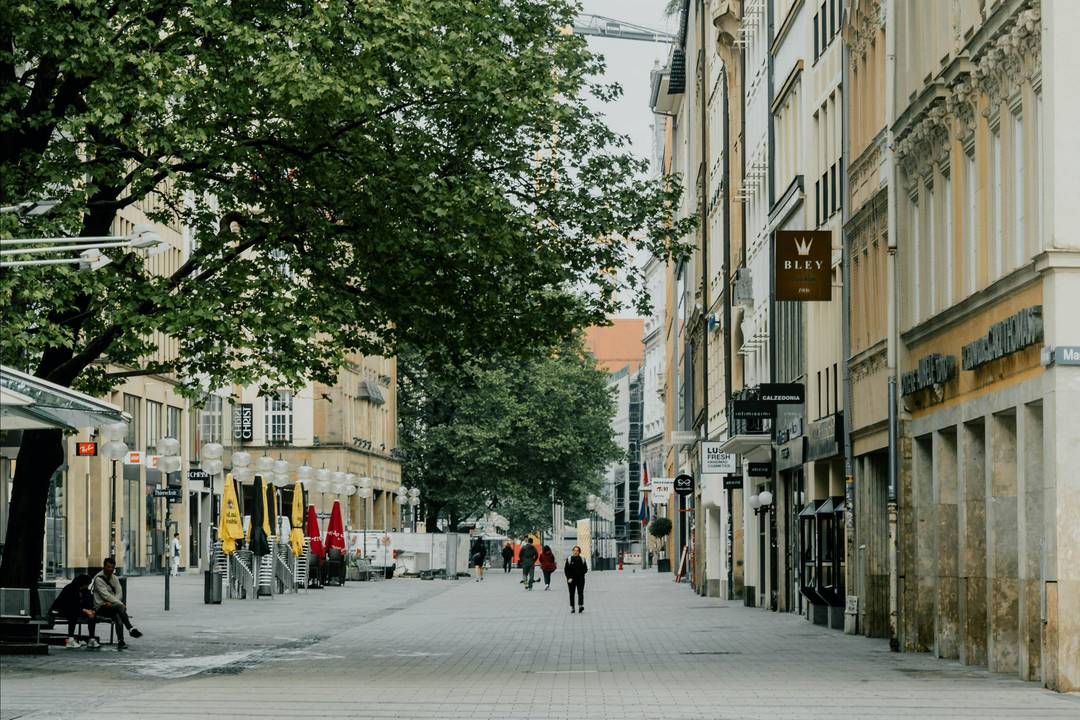 Einkaufsstraße in München