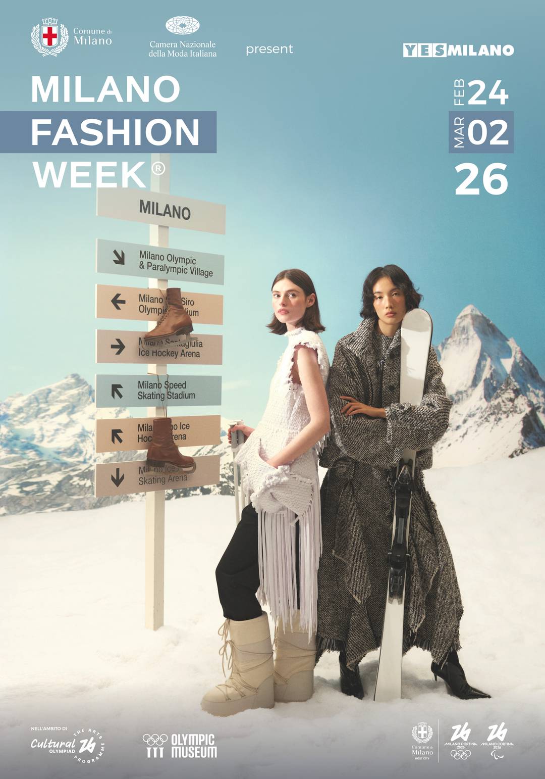 La campagna per la prossima fashion week