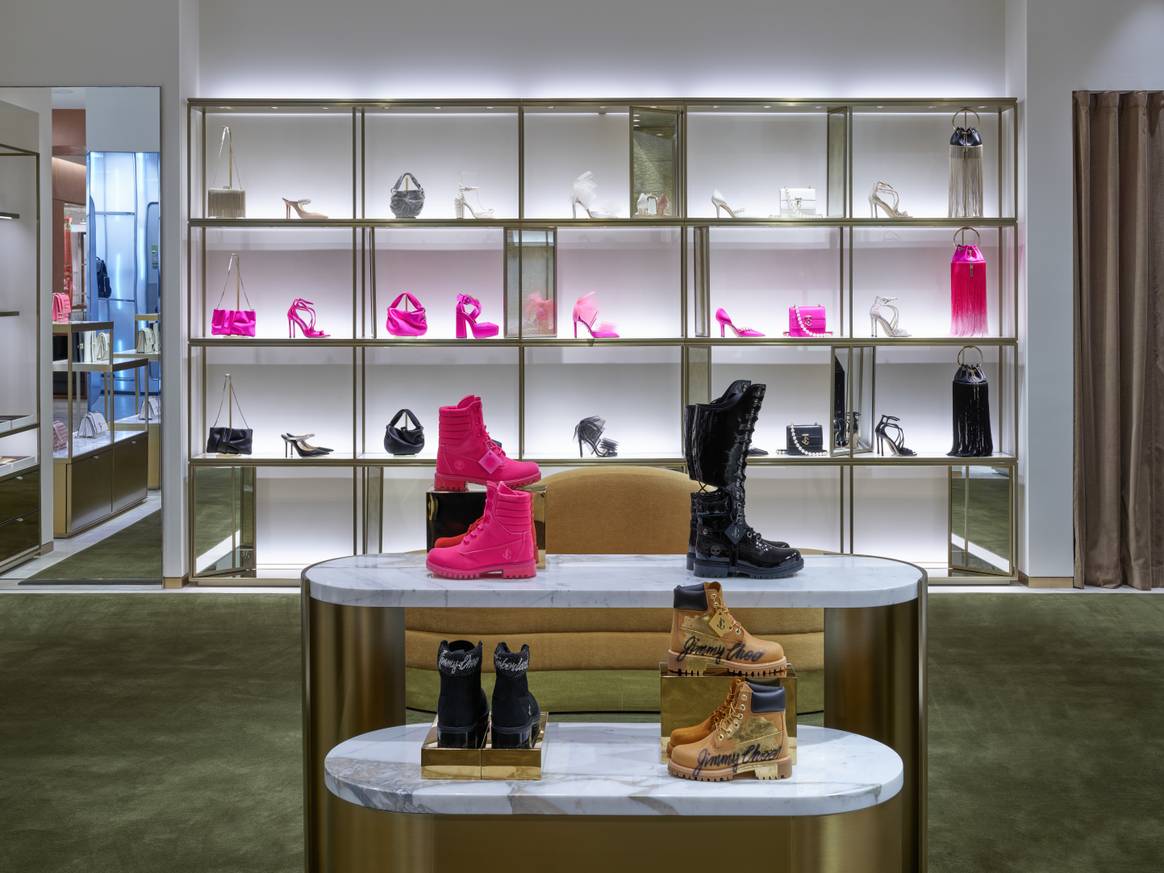 Jimmy Choo im Oberpollinger. Foto: Jimmy Choo