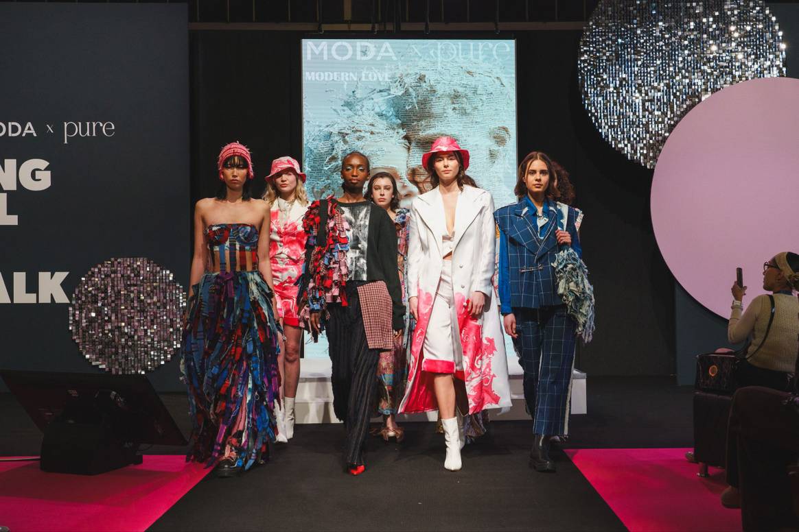 Moda x Pure catwalk show at Spring Fair.