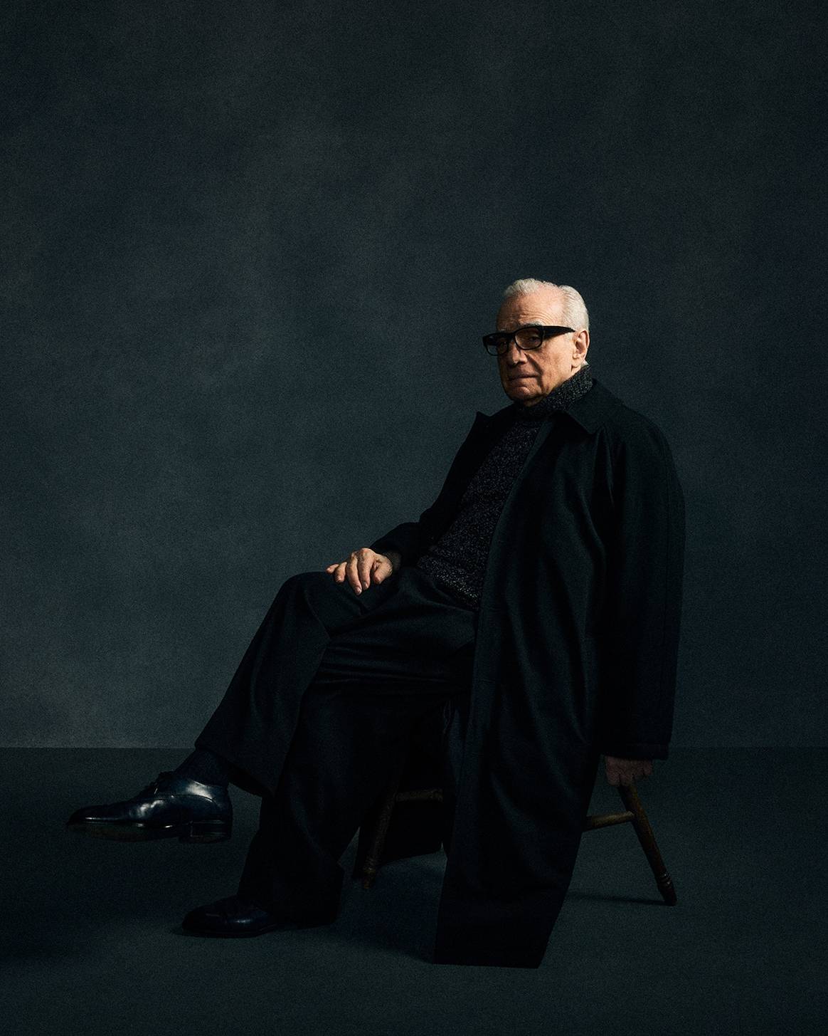 Martin Scorsese como protagonista de la campaña de “The Artist”, una de las cuatro subcápsulas de la colección colaborativa “The Archetype” diseñada por Giorgio Armani y Kith.