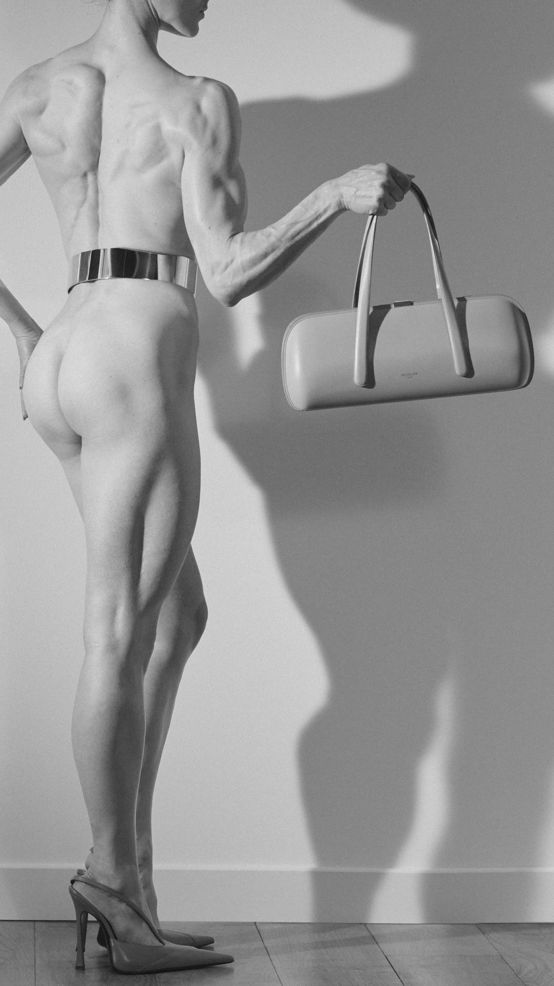 Mugler introduces its first handbag campaign under the creative direction of Miguel Castro Freitas