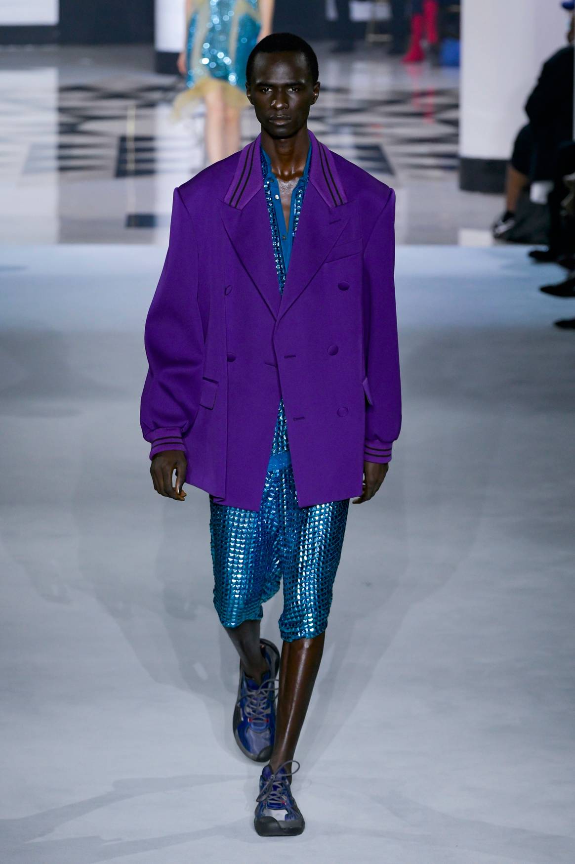 high fashion male models runway